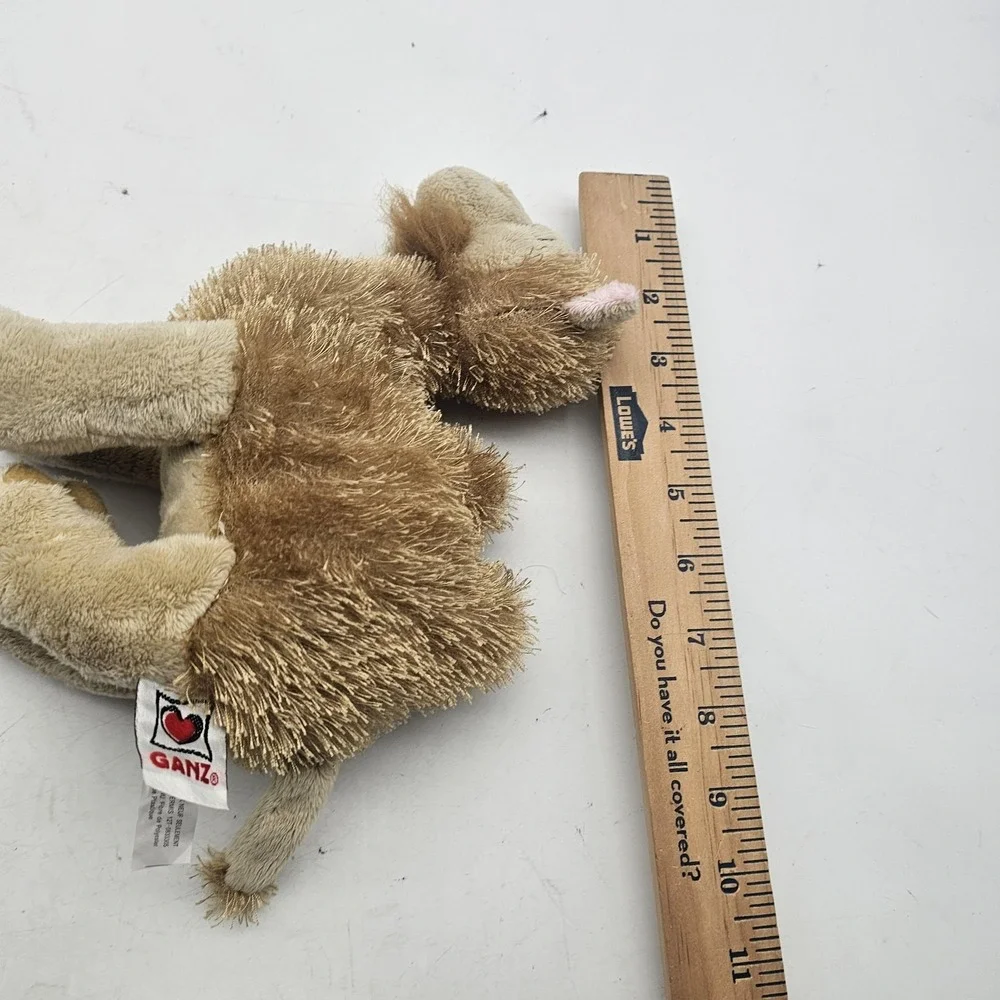 GANZ Webkinz Camel Plush Stuffed Animal Toy Small Tan Brown Soft Cute Kawaii